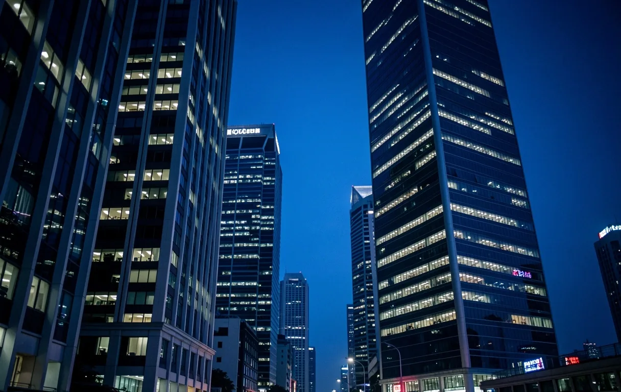 Silom Bangkok Skyline